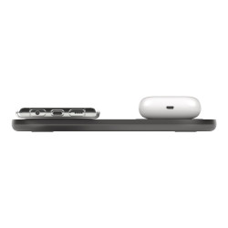 Belkin Dual - Base de carga inalámbrica + adaptador de corriente CA -