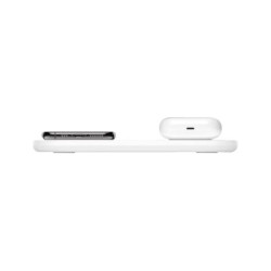 Belkin Dual - Base de carga inalámbrica + adaptador de corriente CA -