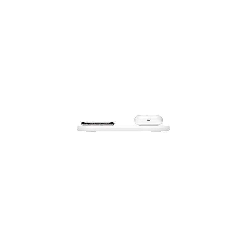 Belkin Dual - Base de carga inalámbrica + adaptador de corriente CA -