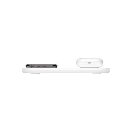 Belkin Dual - Base de carga inalámbrica + adaptador de corriente CA -