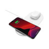 Belkin Dual - Base de carga inalámbrica + adaptador de corriente CA -