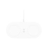 Belkin Dual - Base de carga inalámbrica + adaptador de corriente CA -