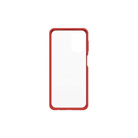 OtterBox React Samsung Galaxy A32 5G - Power Red - clear/red