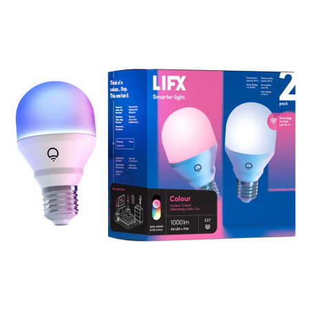 LIFX Colour - Bombilla LED - forma: A60 - E27 - 9 W (equivalente 70 W)