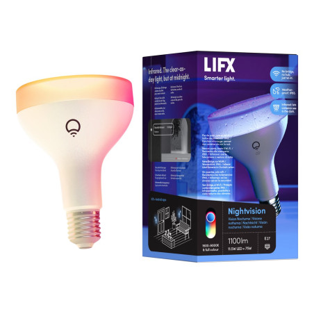 LIFX Nightvision - Bombilla LED - forma: BR30 - E27 - 11.5 W (equivale