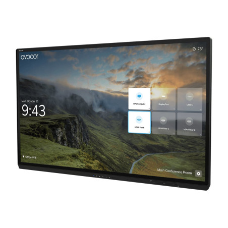 Avocor G-series 75" 4K LED touch display