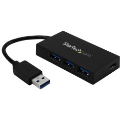 Hub USB 3.0 4 Port - 3x USB A+1x USB C