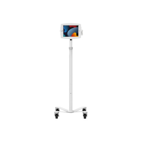 Compulocks iPad Mini 8.3" Space Enclosure Medical Rolling Cart Extende