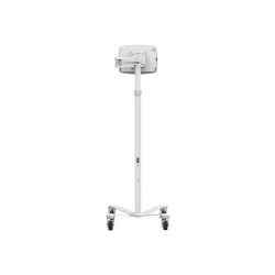 Compulocks iPad Mini 8.3" Space Enclosure Medical Rolling Cart Extende