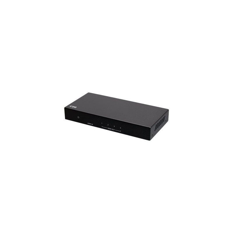 C2G 4-Port HDMI Distribution Amplifier Splitter - 4K 60Hz - HDR - 7.1
