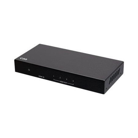 C2G 4-Port HDMI Distribution Amplifier Splitter - 4K 60Hz - HDR - 7.1