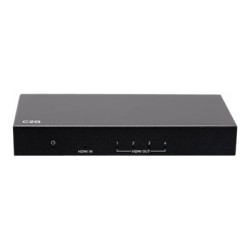 C2G 4-Port HDMI Distribution Amplifier Splitter - 4K 60Hz - HDR - 7.1