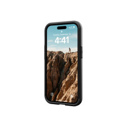 UAG Rugged Case for Apple iPhone 15 [6.1-inch] - Civilian Black - Carc