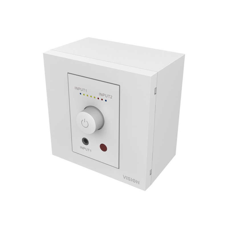 Amplificador de audio de placa frontal AV modular - incluye | APLIUM
