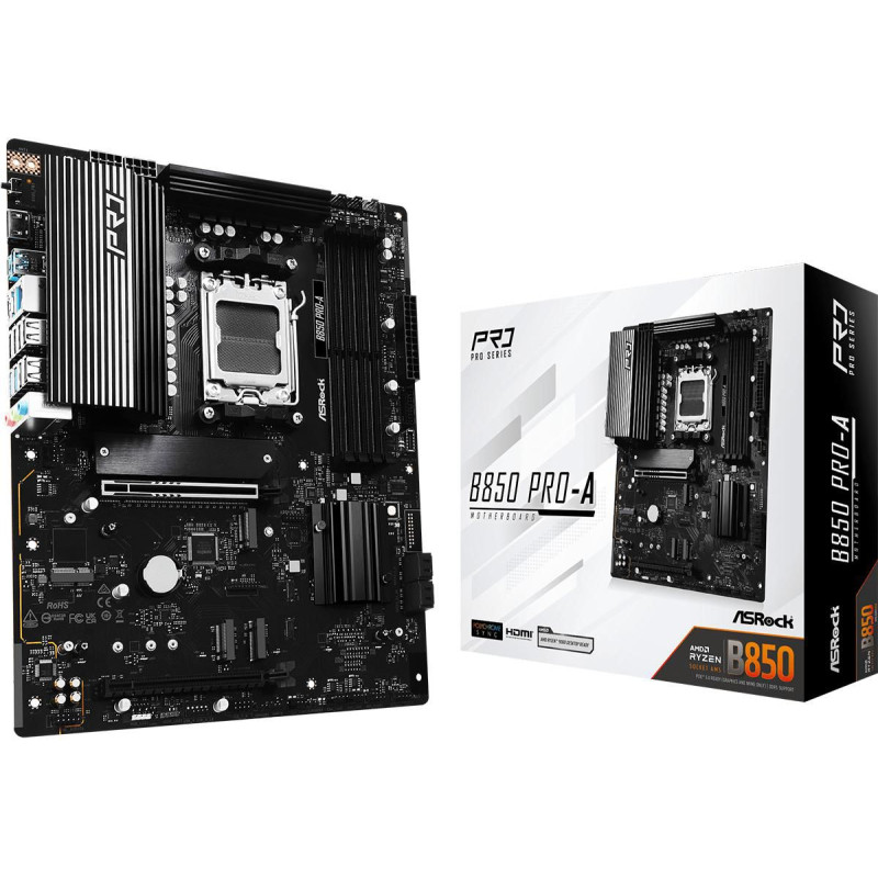 Placa Asrock B850 PRO-A,AMD,AM5,B850,USB20G,ATX | APLIUM