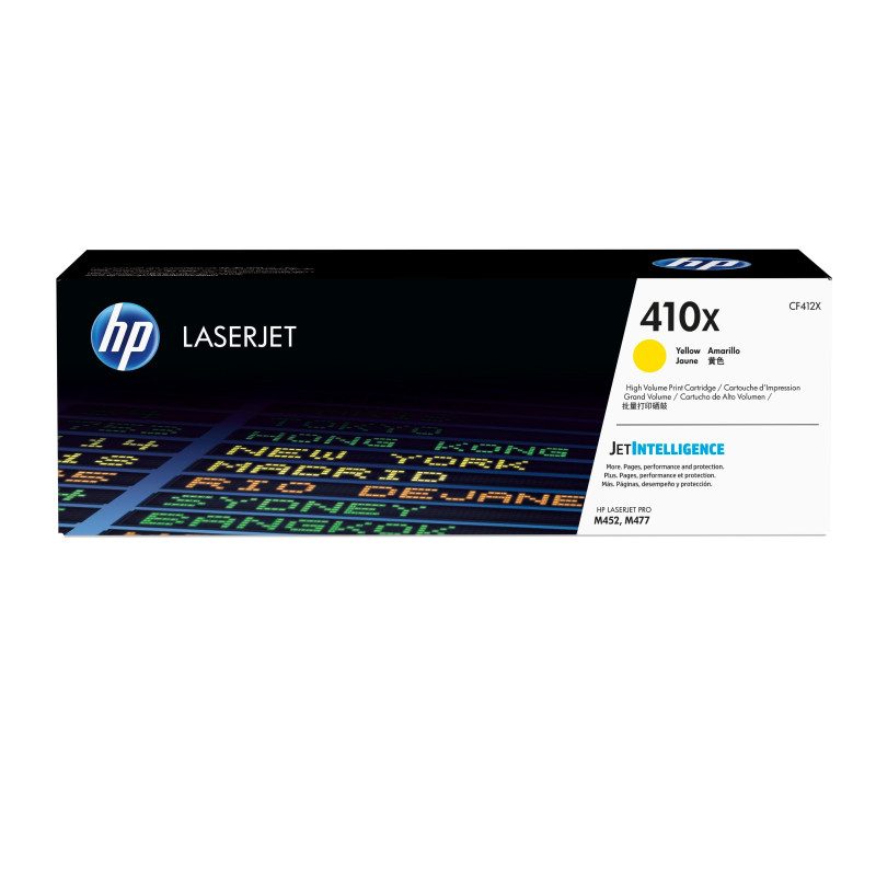HP Toner/410X HY Yellow LaserJet Cart