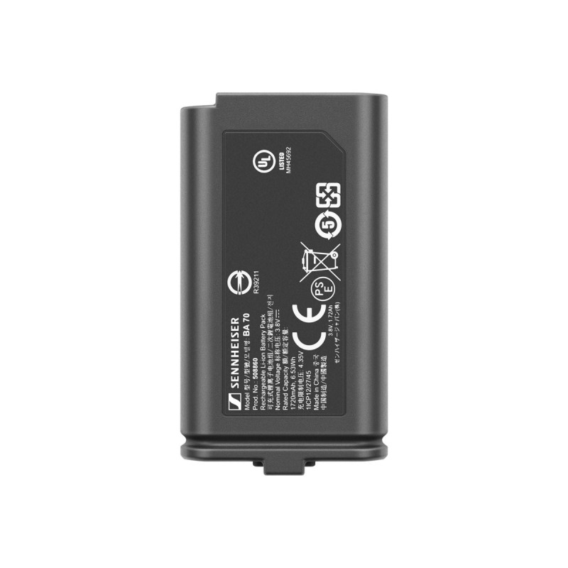 508860 - Sennheiser BA 70 - Batería - para EW-D SKM-S BASE | APLIUM