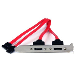 2 Port SATA to eSATA Slot Plate Bracket