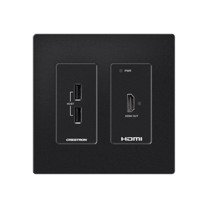 Crestron HD-RXU-4KZ-101-2G-B - Prolongador vídeo/audio/USB - receptor