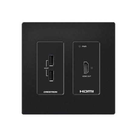 Crestron HD-RXU-4KZ-101-2G-B - Prolongador vídeo/audio/USB - receptor