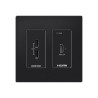 Crestron HD-RXU-4KZ-101-2G-B - Prolongador vídeo/audio/USB - receptor