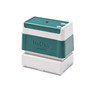 Pack 6 Green self-inking stamps 34x58