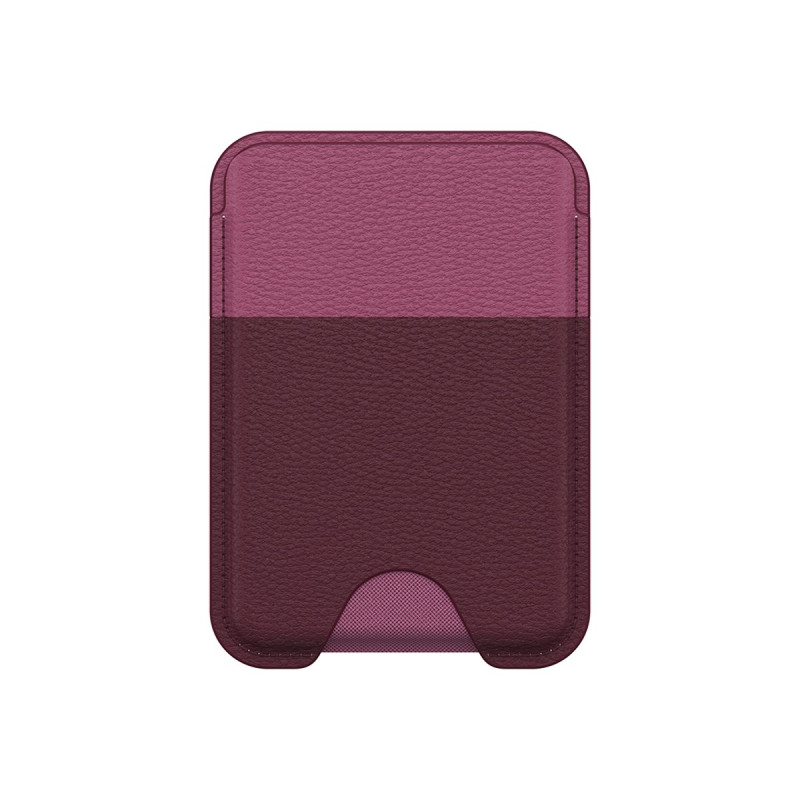 Ob Symmetry Cactus Leather Magsafe Wallet Maroon Bells-pink | APLIUM