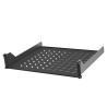 2U 19 Cantilever Fixed Shelf 50Lbs Black