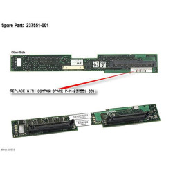 SCSI backplane board for