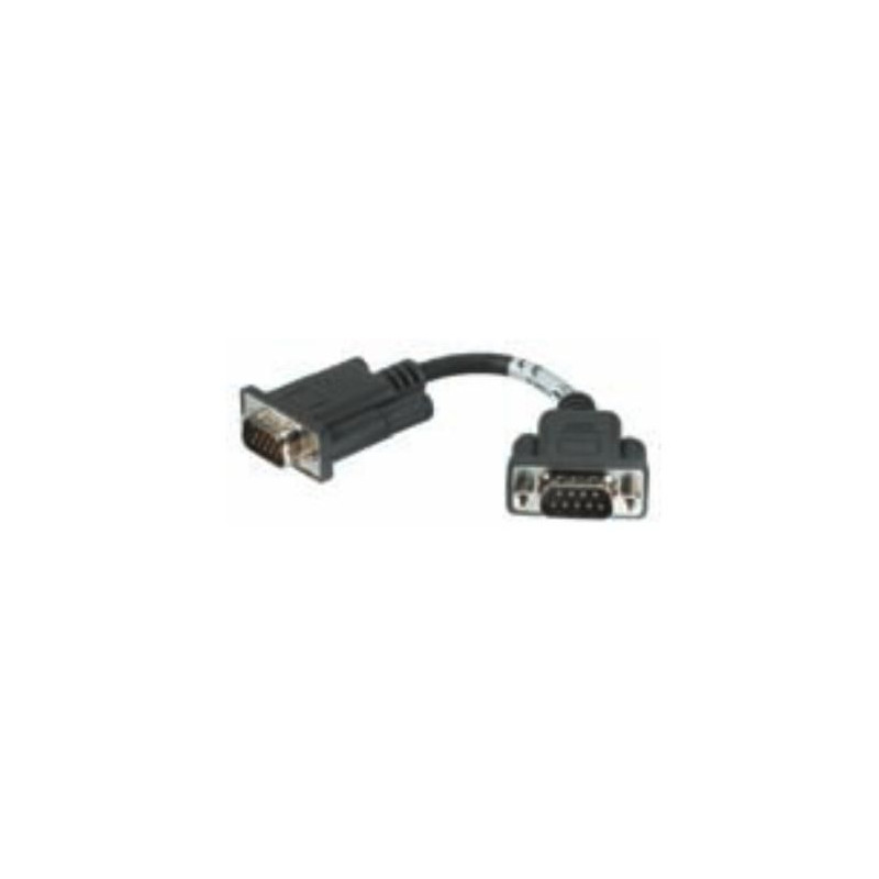Cable,6", DB15m-DB9m adapter