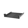 2U 19 Cantilever Fixed Shelf 50Lbs Black