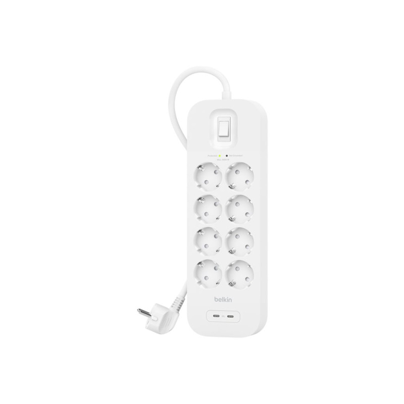 Belkin Connect - Protector contra sobretensiones - con 2 pue | APLIUM
