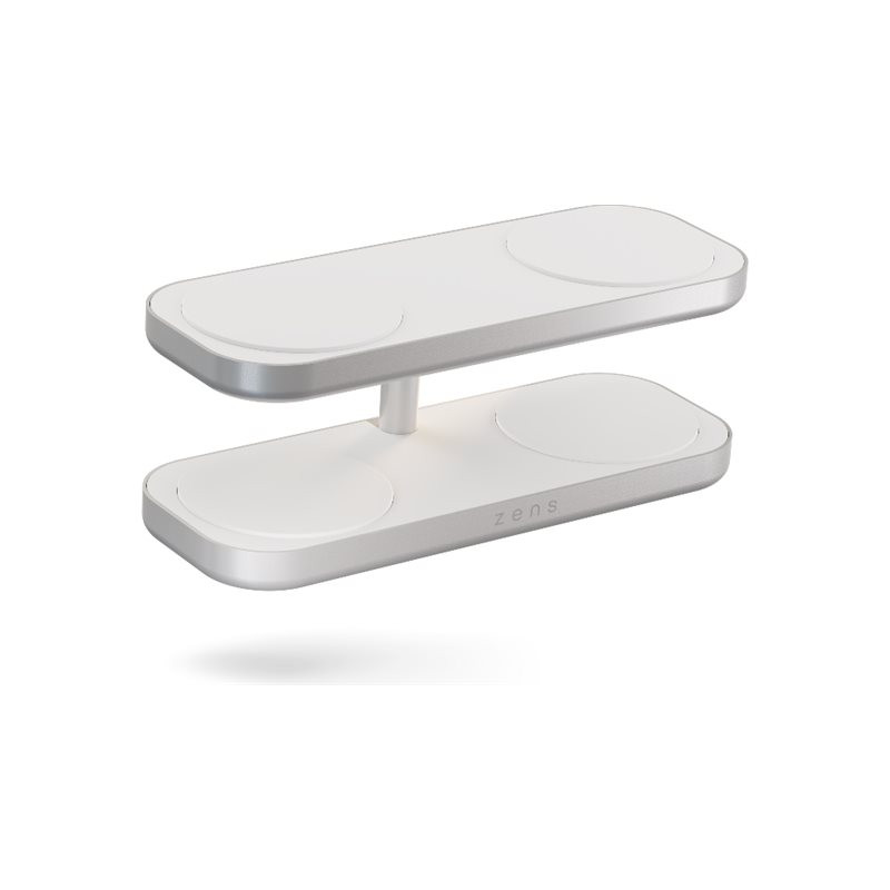 ZENS Quattro Charger Pro 4 - Base de carga inalámbrica + adaptador de