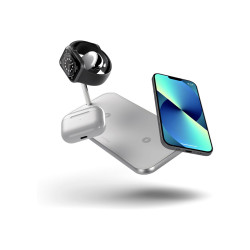 Zens Dual + Watch - Base de carga inalámbrica - blanco