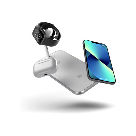 Zens Dual + Watch - Base de carga inalámbrica - blanco