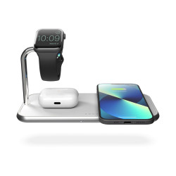 Zens Dual + Watch - Base de carga inalámbrica - blanco