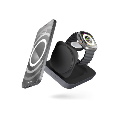 Zens Pro 2 - Base de carga inalámbrica - mesita de noche + adaptador d