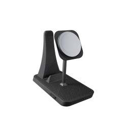 Zens Modular - Base de carga inalámbrica - 3 en 1 + adaptador de corri