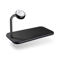 Zens Dual + Watch - Base de carga inalámbrica - MFI - negro