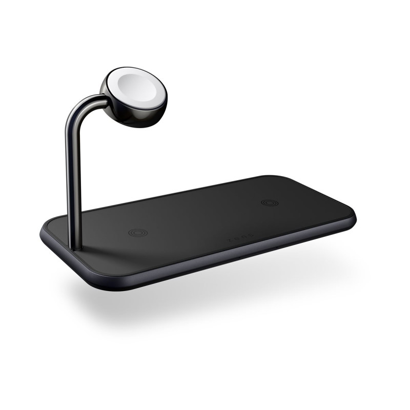 Zens Dual + Watch - Base de carga inalámbrica - MFI - negro