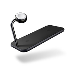 Zens Dual + Watch - Base de carga inalámbrica - MFI - negro