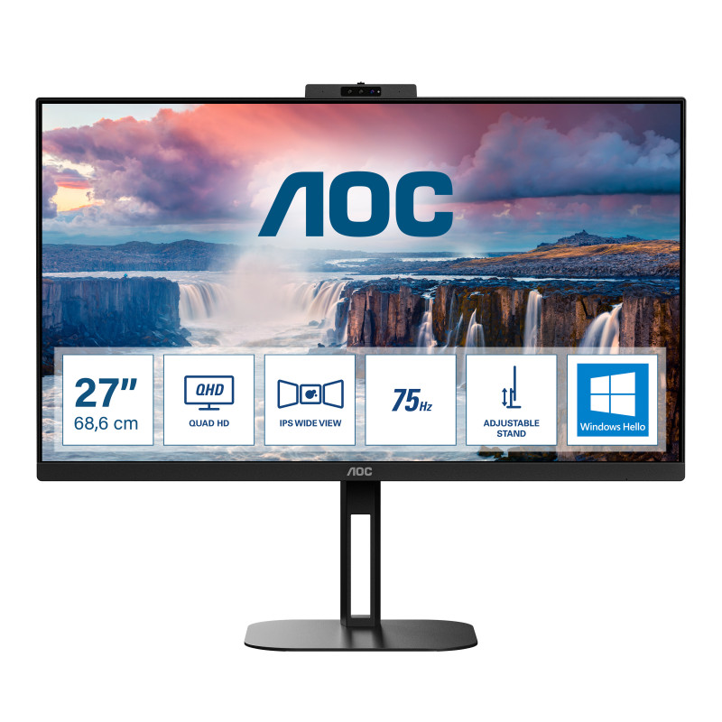 Q27V5CW/BK 27"2560x1440 IPS USBC HDMI DP