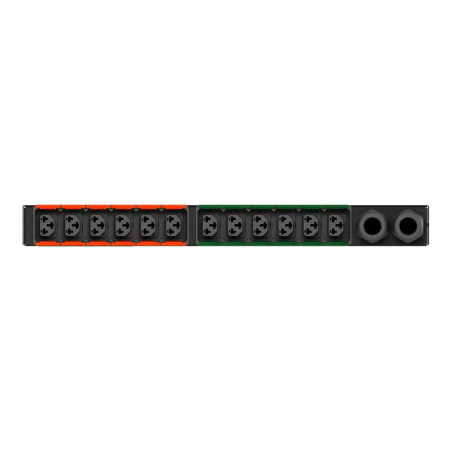 Vertiv PowerIT RTS, Basic (Upgradeable), 1U, input (2) IEC60309 230V 3