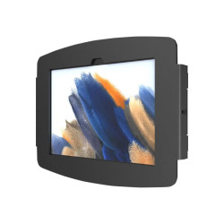 Vesa Glass Mount Bracket With Security Slot - Black | APLIUM