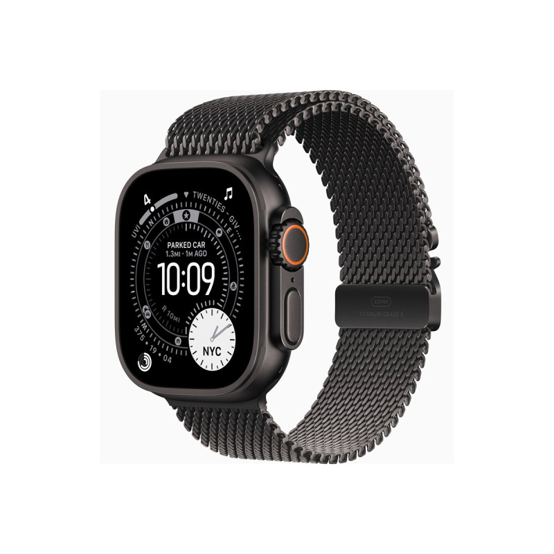 Apple Watch Ultra 3 - 49 mm - titanio negro - Sí reloj inteligente con