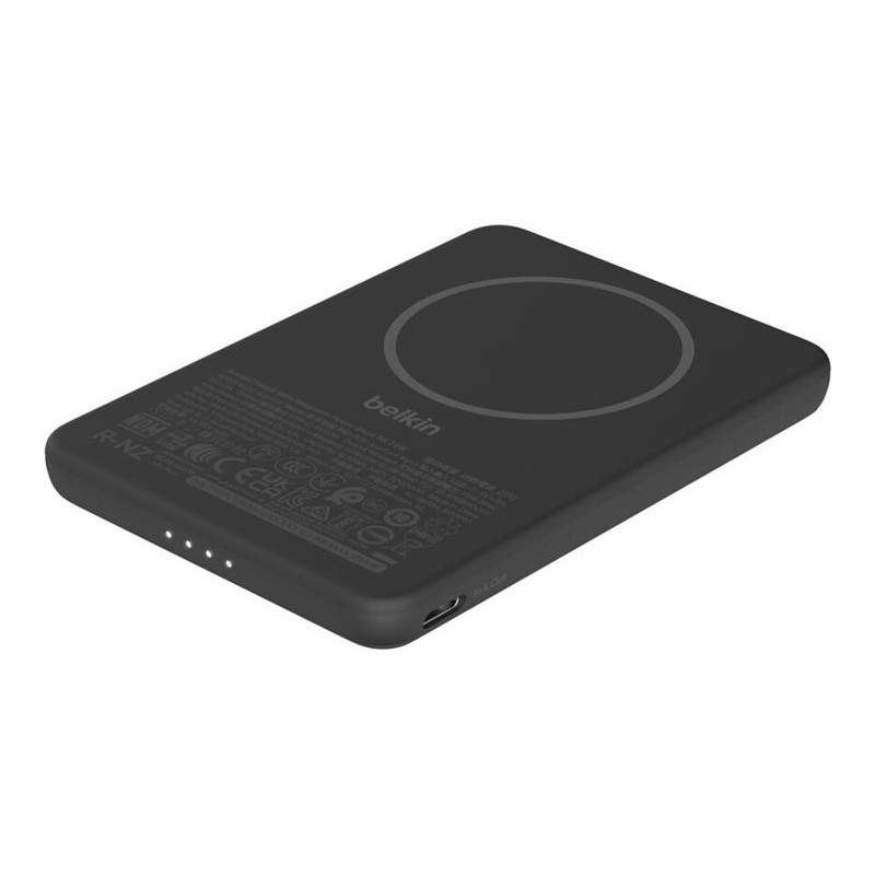 BoostCharge, Slim, 5k Magnetic 7.5w with mag'cessory, Black