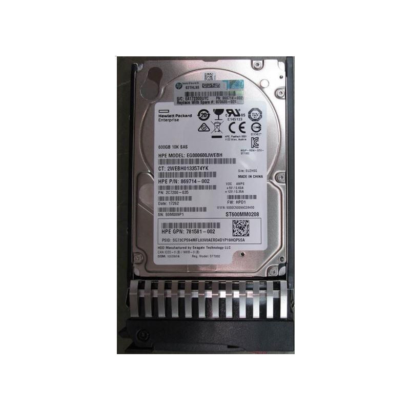 HDD 600GB 12G 10K SFF SAS ST