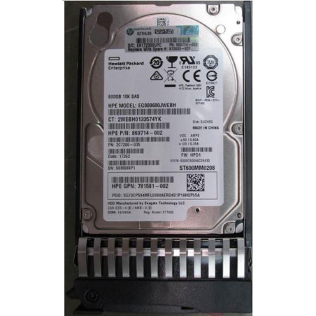 HDD 600GB 12G 10K SFF SAS ST