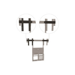 Tempo Floor Support Dual Kit 55"-75" | APLIUM