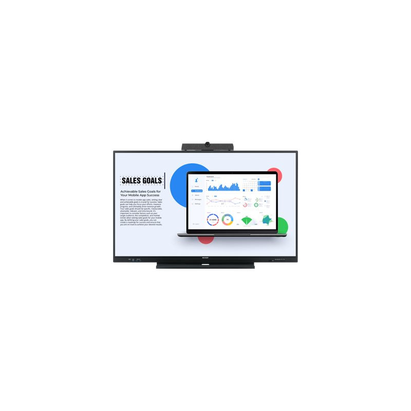 65" LC-Series Interactive Display, UHD, 450 cd/m2, 16/7 proof, Infrare